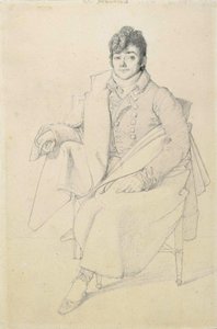 The Sculptor Charles Dupaty by Jean Auguste Dominique Ingres